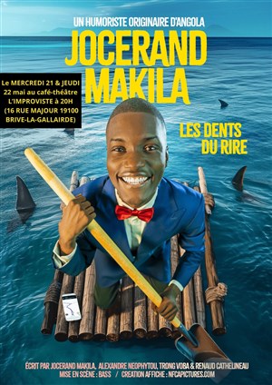 Affiche de Jocerand Makila dans Un Humoriste Originaire d'Angola