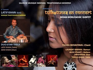 Affiche de Tulikatunes / Latif Khan Duo | Salon de musique indienne