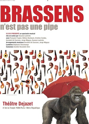 Affiche de Brassens n'est pas une pipe