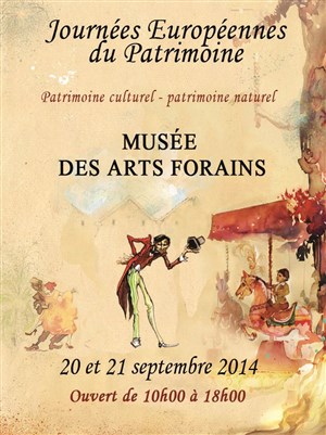 Affiche de Musée des Arts Forains | Fête du patrimoine 2014