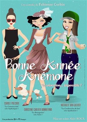 Affiche de Bonne année, Anémone