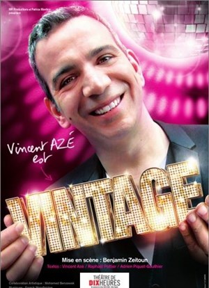 Affiche de Vincent Azé dans Vincent Azé est Vintage