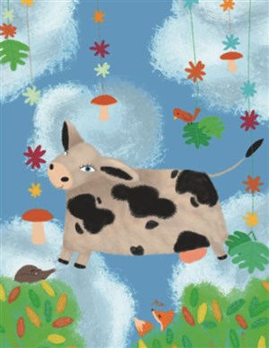 Affiche de Une vache dans les nuages | Compagnie Muma
