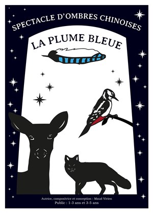 Affiche de La Plume Bleue | version 3 à 5 ans