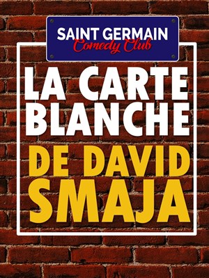 Affiche de Carte Blanche à David Smaja