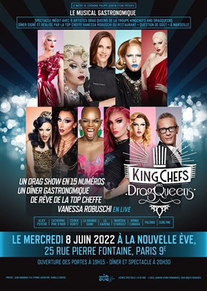 Affiche de Kingchefs and Dragqueens : Le Musical Gastronomique