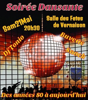 Affiche de Soirée dansante des Années 80 à aujourd'hui