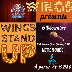 Affiche de Wing's up comedy club