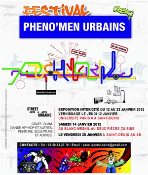 Affiche de Exposition INTER/Cité - Festival Phéno'Men Urbains