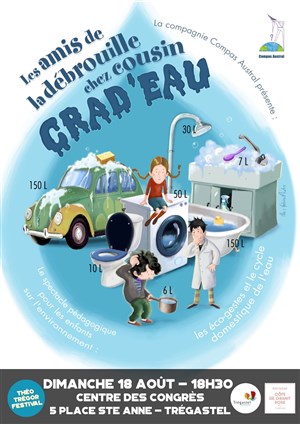 Affiche de Les amis de la débrouille chez Cousin Crad'eau