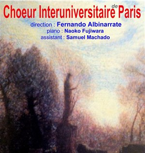 Affiche de Concert du Choeur Interuniversitaire de Paris