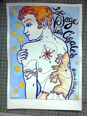 Affiche de Le voyage des cigales