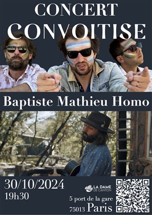 Affiche de Convoitise x Baptiste Mathieu Homo