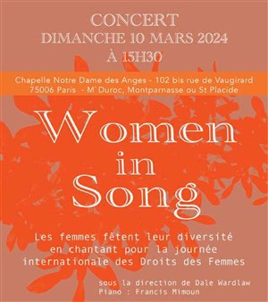 Affiche de Women in Song 2024