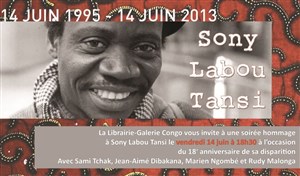 Affiche de Soirée hommage à Sony Labou Tansi