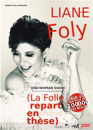 Affiche de Liane Foly dans La folle repart en thèse