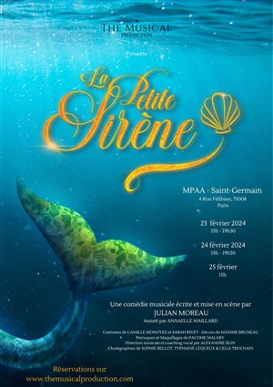 Affiche de La Petite Sirène, la comédie musicale