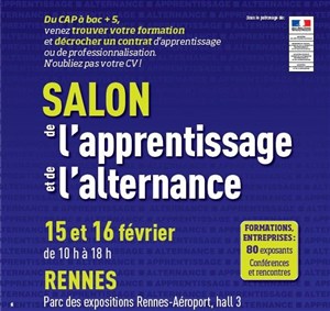Affiche de Salon de l'apprentissage et de l'alternance | Rennes