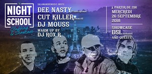 Affiche de LaNightSchool BirthdayBash W : DeeNasty CutKiller DjMouss DjRoxR