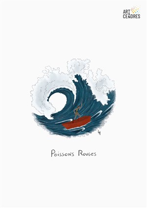 Affiche de Poissons Rouges