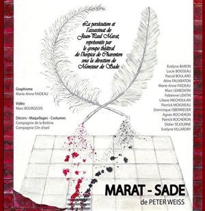 Affiche de Marat - Sade