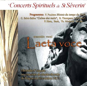 Affiche de Concerts Spirituels de Saint Séverin