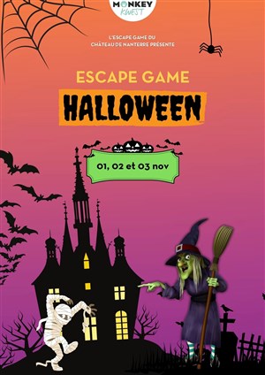 Affiche de Escape game géant - Le parc hanté - Halloween 2024