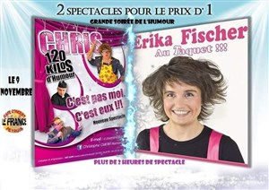 Affiche de Grande soirée humour avec Chris et Erika