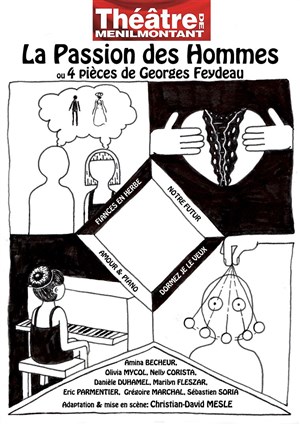 Affiche de 4 Feydeau, ou la Passion des Hommes