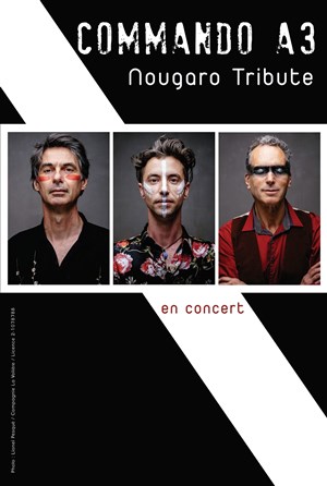 Affiche de Nougaro Tribute par commando A3