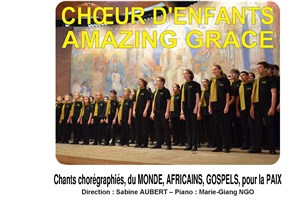 Affiche de Concert choeur Amazing grace
