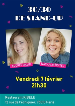 Affiche de Soirée Stand-up 30/30