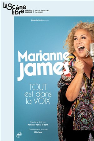 Affiche de Marianne James dans Tout est dans la voix