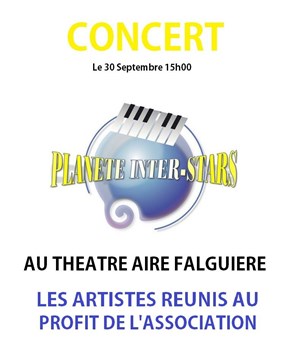Affiche de Concert au profit de Planète inter-stars