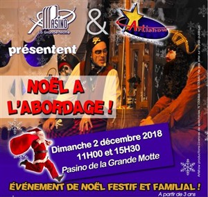 Affiche de Noël a l'abordage !