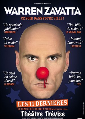 Affiche de Warren Zavatta dans Ce soir dans votre ville