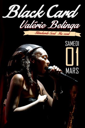 Affiche de Black Card + Valérie Belinga