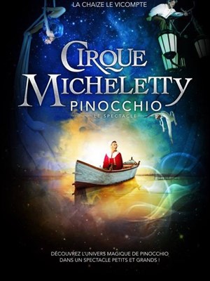 Affiche de Pinocchio au cirque Micheletty