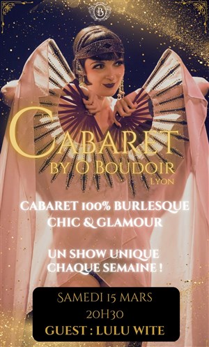 Affiche de Soirée Cabaret Burlesque by Ô Boudoir
