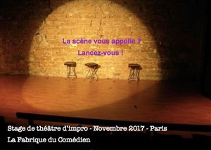 Affiche de Stage de théâtre d'impro