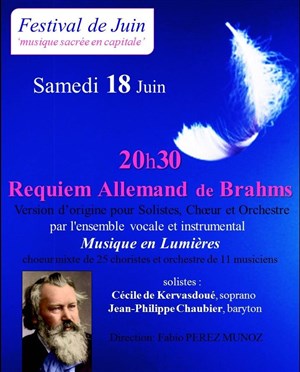 Affiche de Requiem Allemand de Brahms