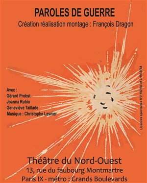 Affiche de Paroles de Guerre 1914-1918