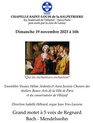 Affiche de Choeurs et Orgue : Bach / Mendelssohn