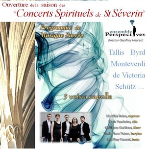 Affiche de Ensemble Perspectives : 5 voix a capella