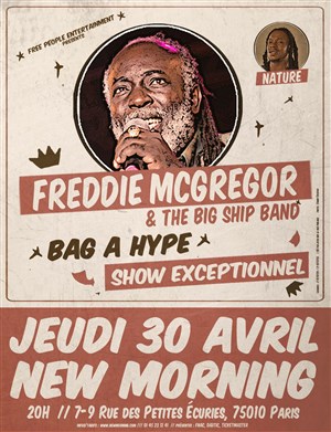 Affiche de Freddie McGregor & Big Ship Band + Nature