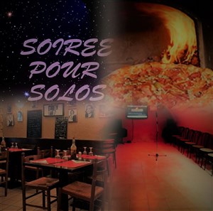 Affiche de Resto Pizza Party Apéro Stand Up & Karaoké