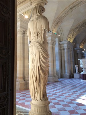 Affiche de Visite guidée privée du Louvre | Histoire du palais et chefs d'oeuvres par Emilie Robaldo