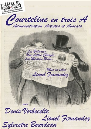 Affiche de Courteline en trois A