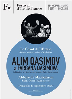 Affiche de Alim Qasimov et Fargana Qasimova | Le Chant de l'Extase