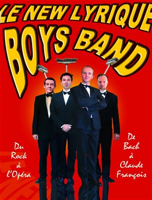 Affiche de Spectacle comico-lyrique à quatre voix masculines